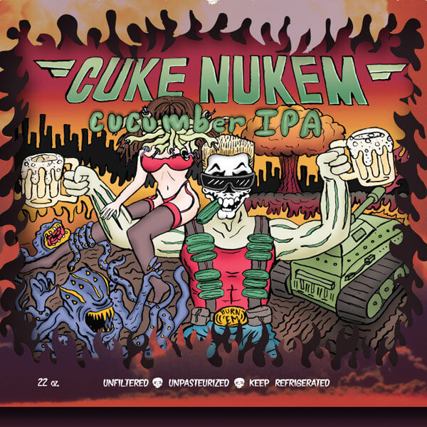 Cuke Nukem Label