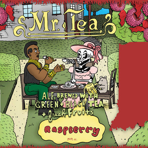 Mr. Tea Raspberry Label